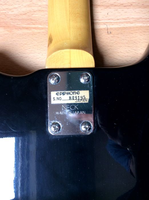 japanese epiphone guitar serial numbers
